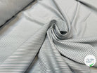 TISSU VERT POPELINE - TOILE RAYÉE VERT - My Little Coupon