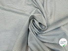 TISSU VERT POPELINE - TOILE RAYÉE VERT - My Little Coupon