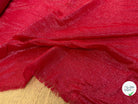 TISSU VISCOSE POLYAMIDE FLUIDE SCINTILLANT ROUGE 82% VISCOSE - My Little Coupon