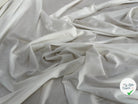 TISSU VISCOSE UNI BLANC CASSÉ STRETCH - My Little Coupon