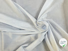 TISSU VOILE IMPRIMÉ RAYURES BLEUES - My Little Coupon