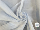 TISSU VOILE IMPRIMÉ RAYURES BLEUES - My Little Coupon