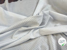 TISSU VOILE IMPRIMÉ RAYURES BLEUES - My Little Coupon