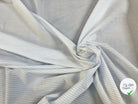 TISSU VOILE IMPRIMÉ RAYURES BLEUES - My Little Coupon