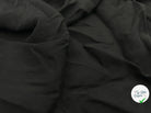 TOILE À BEURRE CRÉPÉE NOIR FLUIDE - My Little Coupon - tissu - coudre