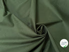 TOILE ARMUREE IMPERMEABLE VERT ARMY 100% COTON SAHARIENNE - My Little Coupon