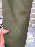 TOILE ARMUREE IMPERMEABLE VERT ARMY 100% COTON SAHARIENNE - My Little Coupon