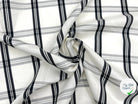 TOILE CARREAUX LAINE ET SOIE - My Little Coupon - tissu - coudre