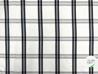 TOILE CARREAUX LAINE ET SOIE - My Little Coupon - tissu - coudre