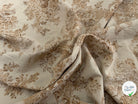TOILE COTON GABRIELLE EFFET LIN PEANUT - My Little Coupon