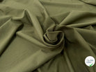 TOILE COTON LIN VERT OLIVE KAKI SUPERBE TENUE - My Little Coupon