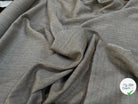 TOILE COTON PETITS MOTIFS CHEVRONS FOND MARRON - My Little Coupon