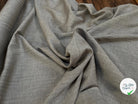 TOILE COTON PETITS MOTIFS CHEVRONS FOND MARRON - My Little Coupon