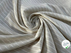 TOILE COTON VISCOSE RAYÉE BLANC CASSÉ 10% LIN - My Little Coupon