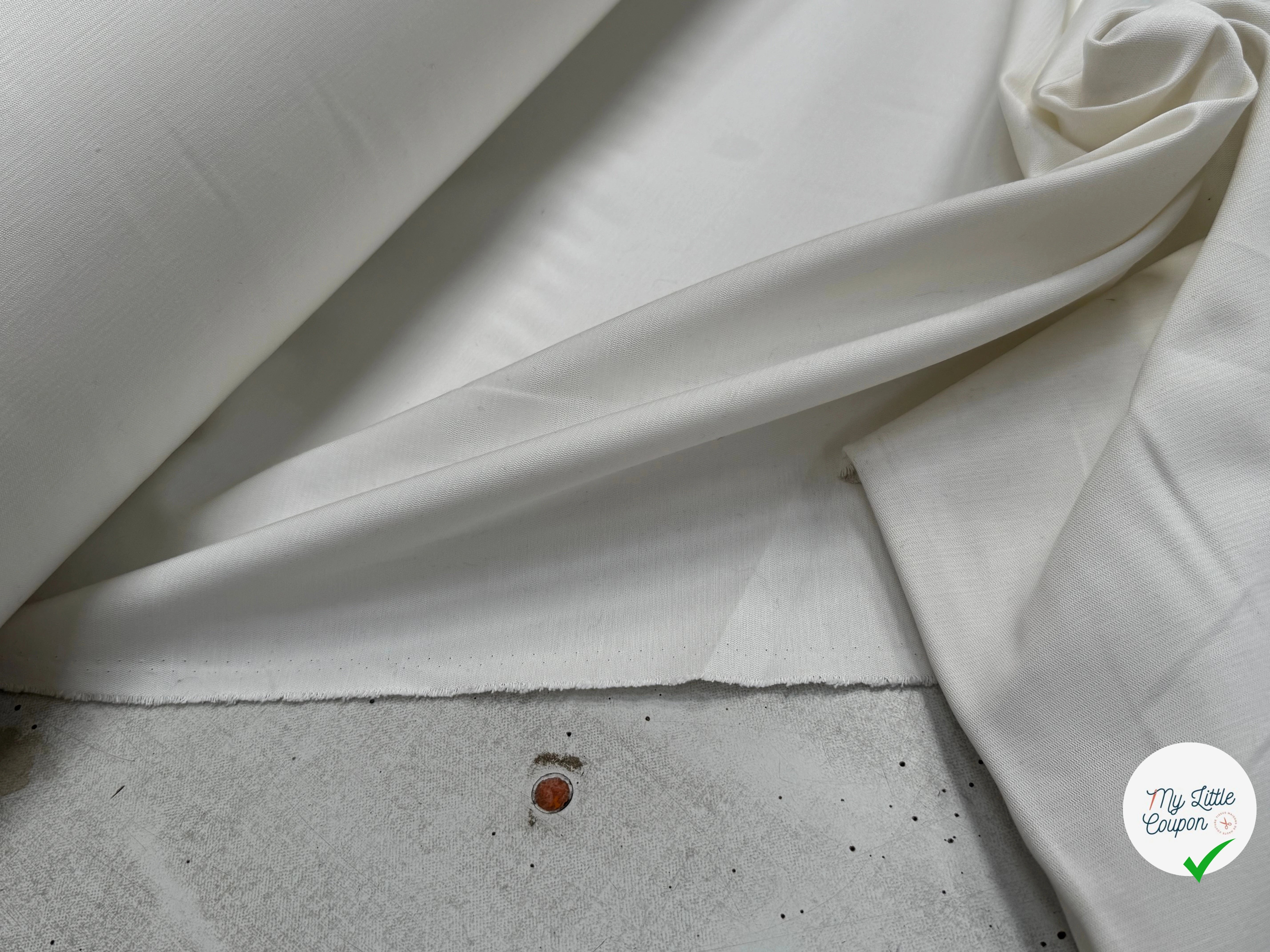 TOILE DE COTON BELLE TENUE BLANC CASSÉ - My Little Coupon