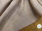 TOILE DE COTON CHEVRON GRATTÉ BEIGE ET CARAMEL - My Little Coupon