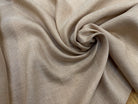 TOILE DE COTON CHEVRON GRATTÉ BEIGE ET CARAMEL - My Little Coupon