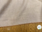 TOILE DE COTON CHEVRON GRATTÉ BEIGE ET CARAMEL - My Little Coupon