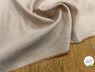 TOILE DE COTON CHEVRON GRATTÉ BEIGE ET CARAMEL - My Little Coupon