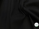 TOILE DE COTON NATTÉ NOIR 165CM - My Little Coupon