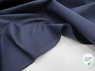 TOILE DE COTON PIQUÉ ARMURE LOSANGE MARINE - My Little Coupon - tissu - coudre