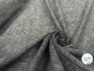 TOILE DE COTON SEMI LOURDE GRIS CHINÉ MSO