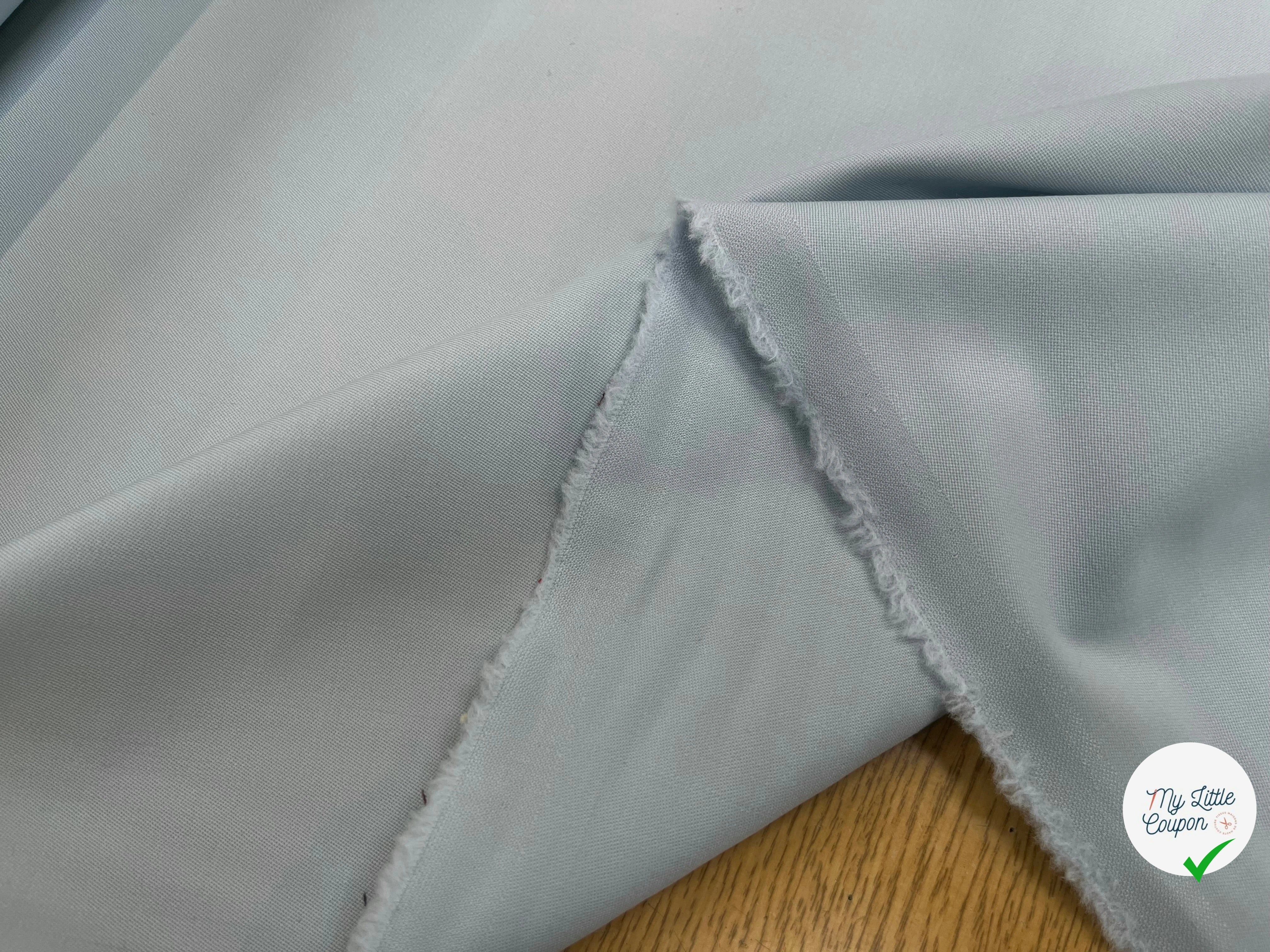 TOILE DE LAINE 97% LAINE BLEU NUAGE - My Little Coupon