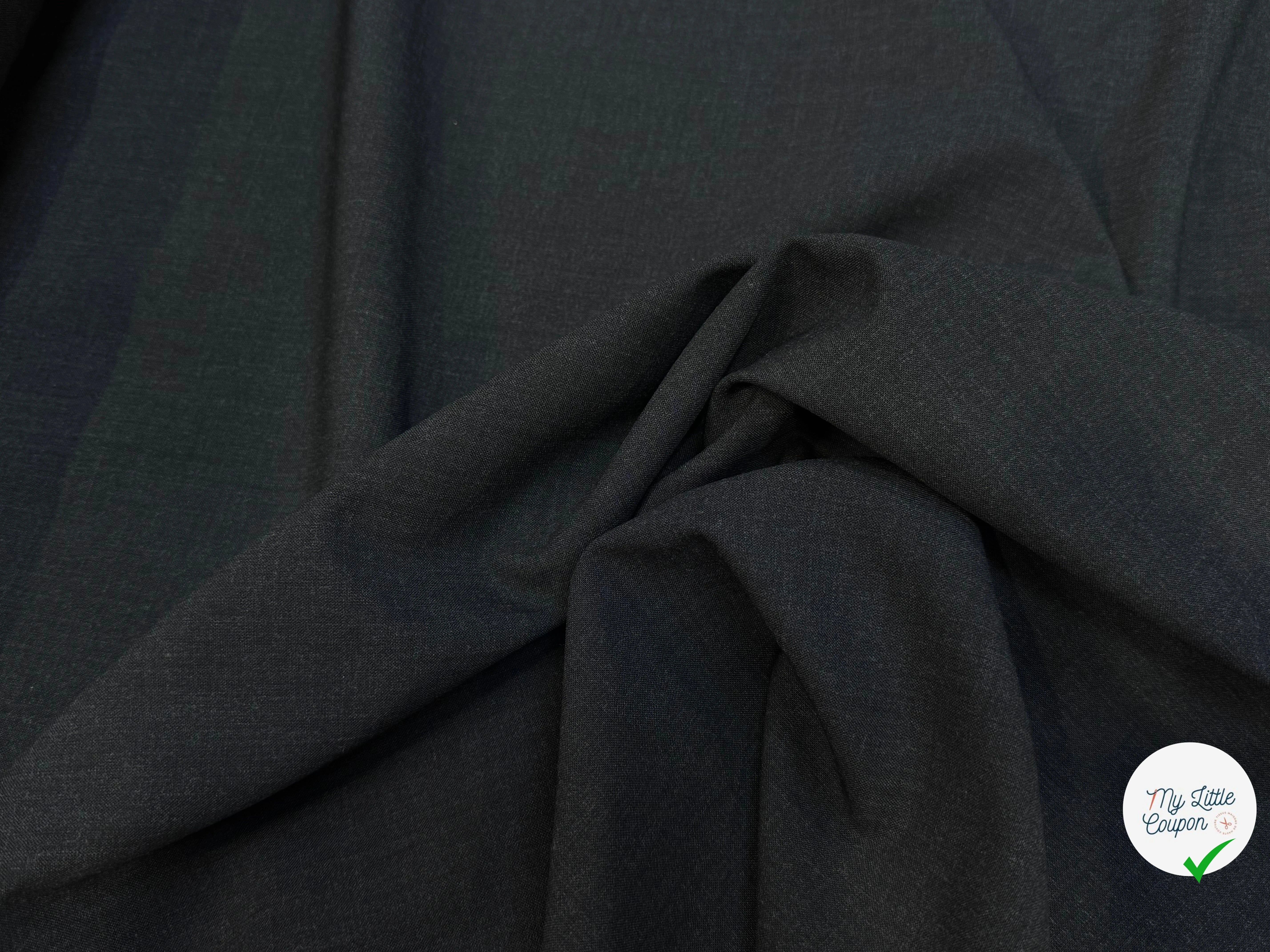 TOILE DE LAINE BRUT GRIS FONCÉ - My Little Coupon