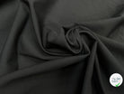 TOILE DE LAINE FINEMENT SERGÉE 95% LAINE NOIR 140CM - My Little Coupon
