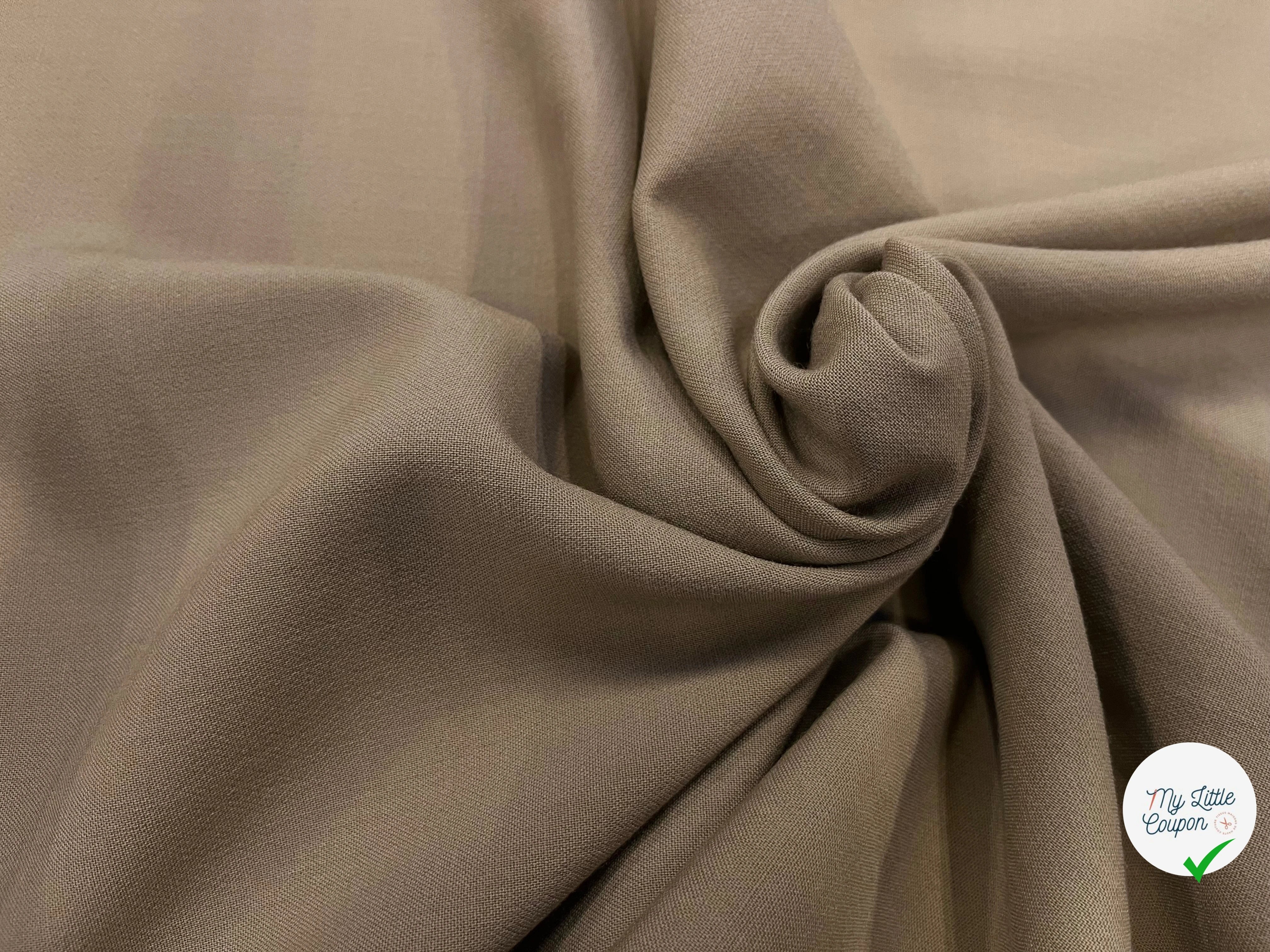TOILE DE LAINE LOURDE STRETCH MOCHA - My Little Coupon