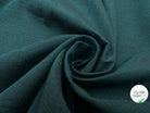 TOILE DE LIN ET SOIE VERT EMERAUDE - My Little Coupon - tissu - coudre