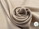 TOILE DOUBLE ETTOFE BEIGE SABLE STRETCH - My Little Coupon