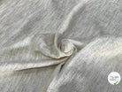 TOILE FIL À FIL TEXTURÉE BLANC CASSÉ FILS ARGENTÉ - My Little Coupon