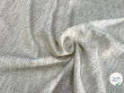 TOILE FIL À FIL TEXTURÉE BLANC CASSÉ FILS ARGENTÉ - My Little Coupon
