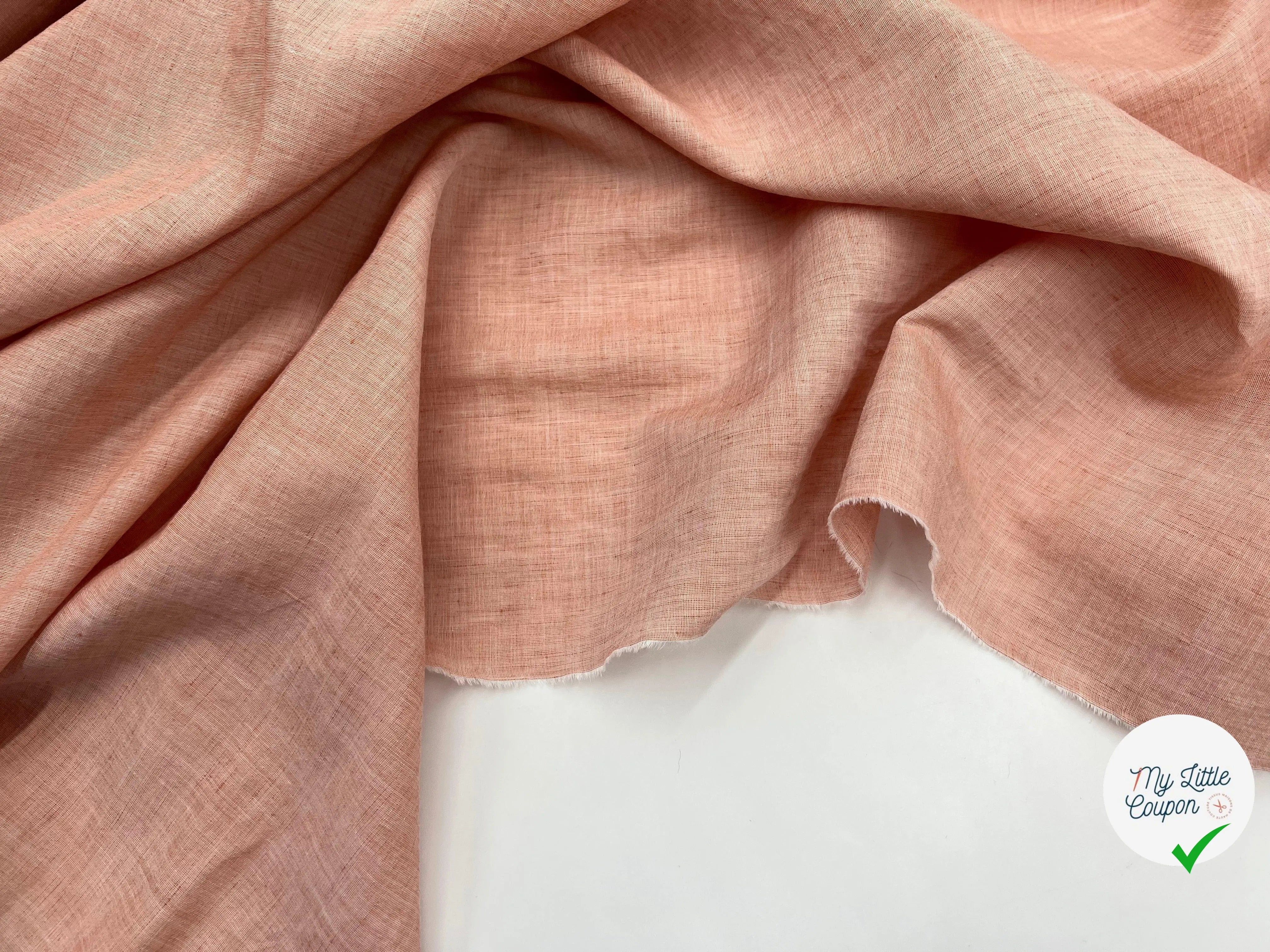 TOILE FROISSÉE HOMARD 20% LIN - My Little Coupon - tissu - coudre