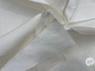 TOILE GÉOMÉTRIQUE FIL COUPÉ BLANC - coupon de tissu de 3 mètres - My Little Coupon - tissu - coudre