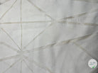 TOILE GÉOMÉTRIQUE FIL COUPÉ BLANC - coupon de tissu de 3 mètres - My Little Coupon - tissu - coudre