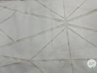 TOILE GÉOMÉTRIQUE FIL COUPÉ BLANC - coupon de tissu de 3 mètres - My Little Coupon - tissu - coudre