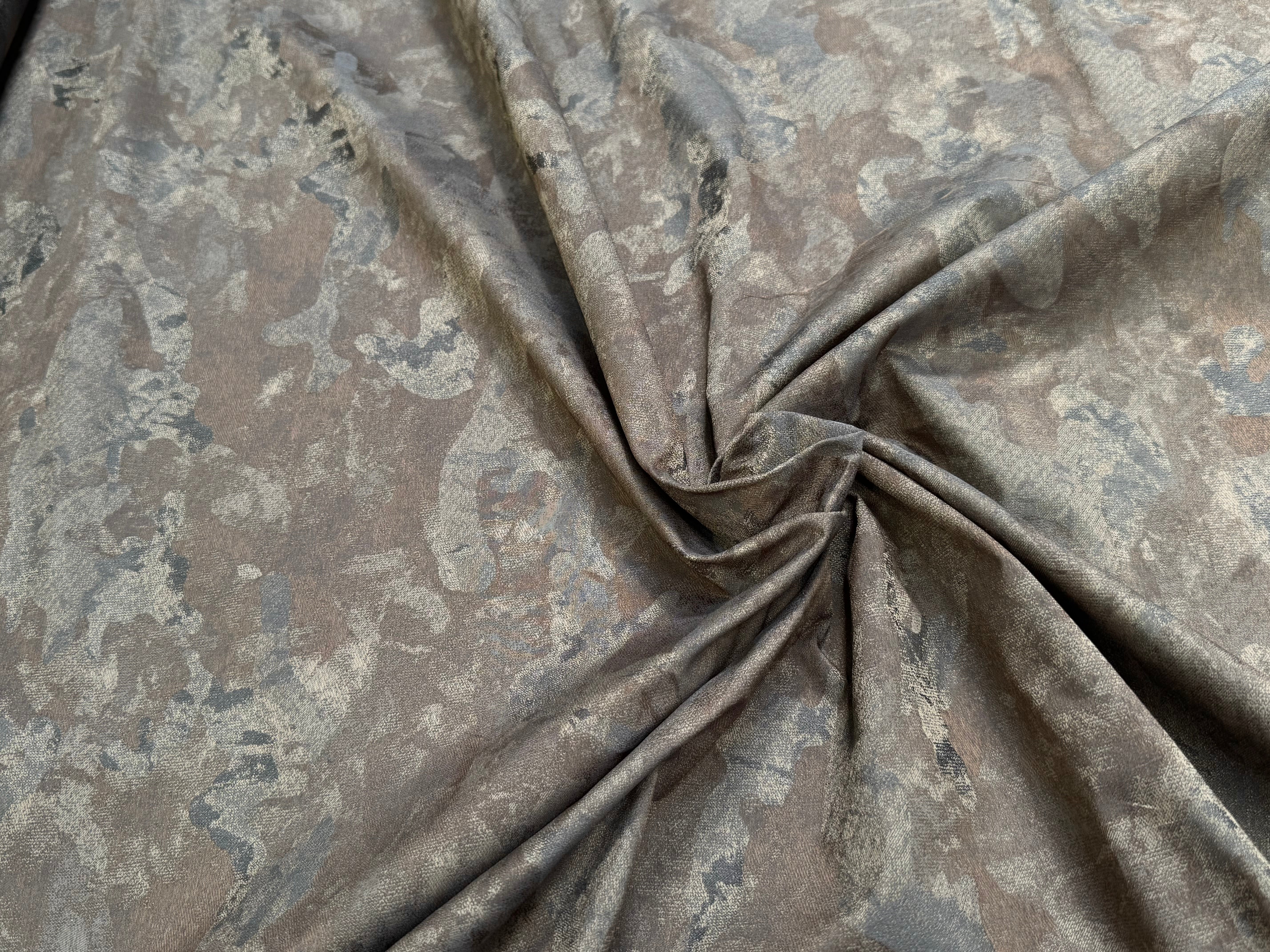 TOILE JACQUARD FIN MOTIF ARMY - My Little Coupon