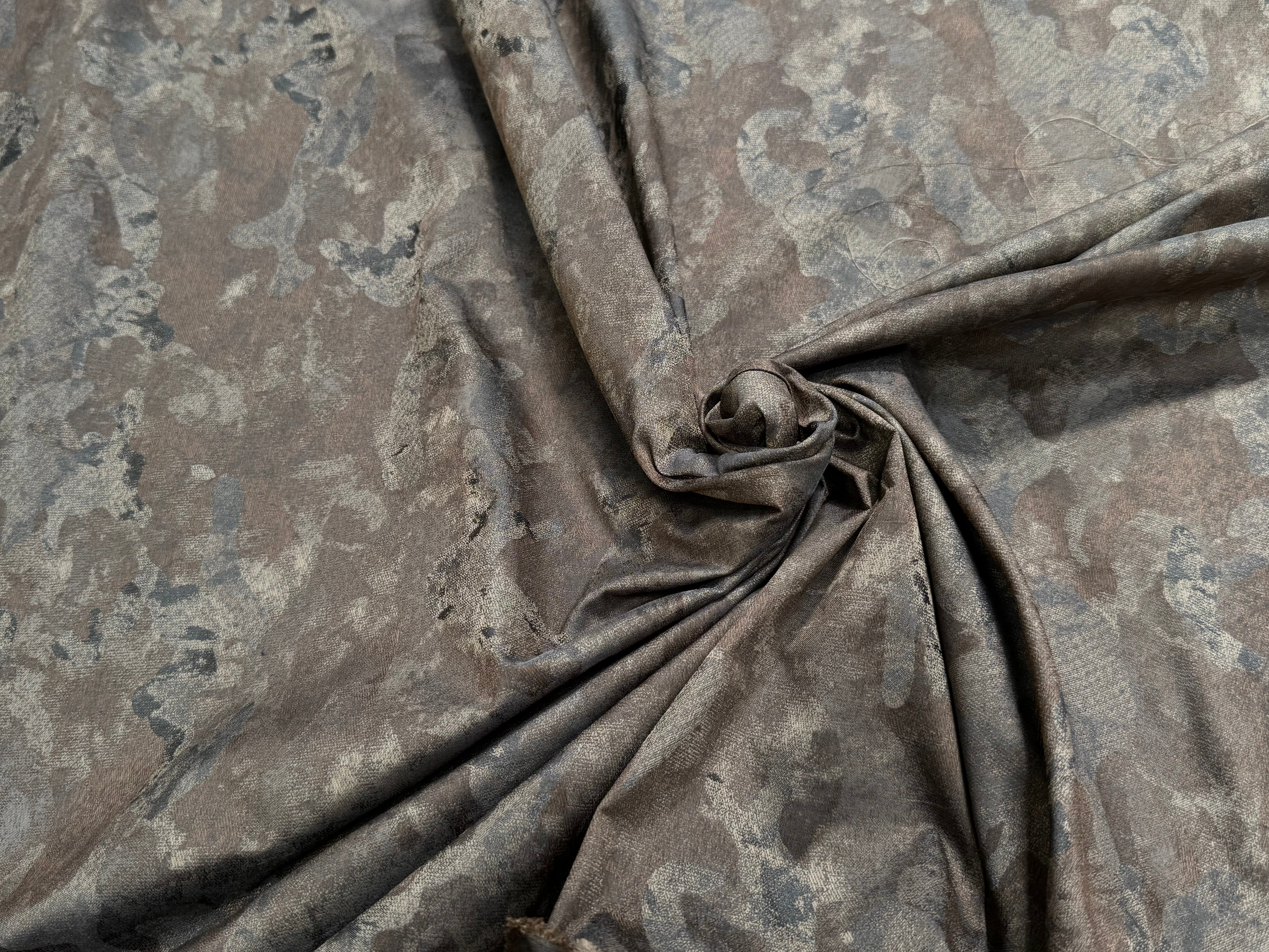 TOILE JACQUARD FIN MOTIF ARMY - My Little Coupon