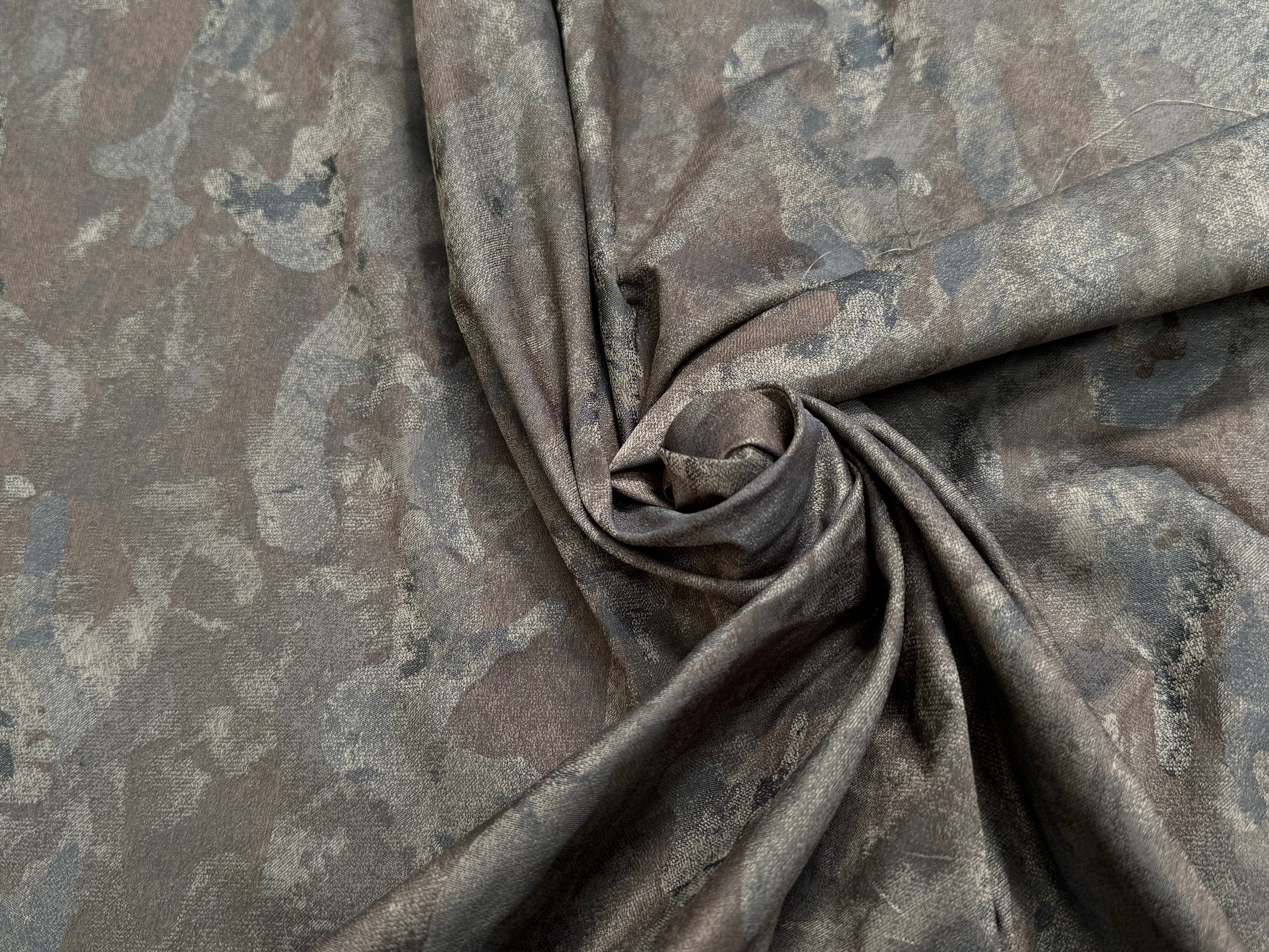 TOILE JACQUARD FIN MOTIF ARMY - My Little Coupon