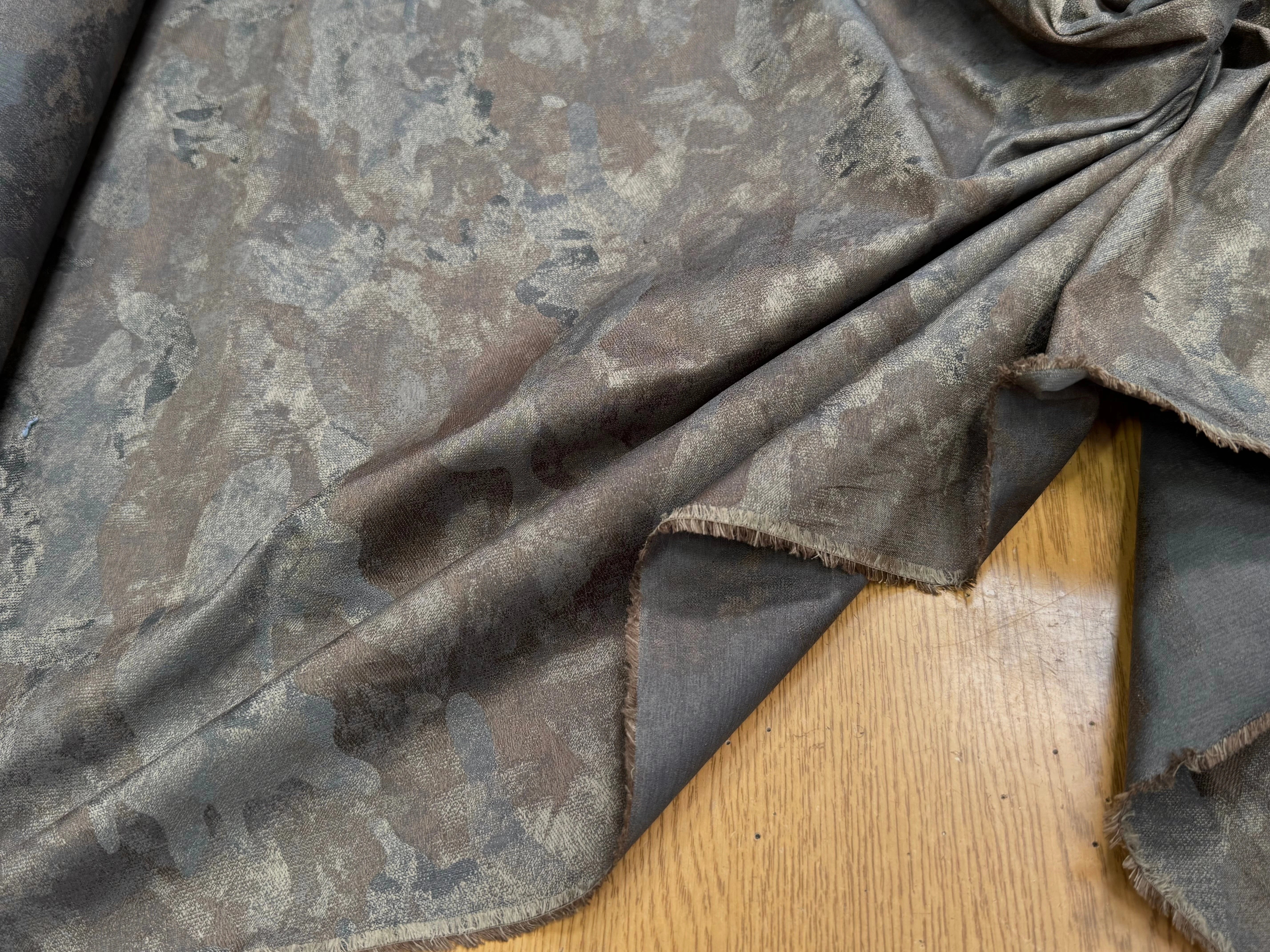 TOILE JACQUARD FIN MOTIF ARMY - My Little Coupon