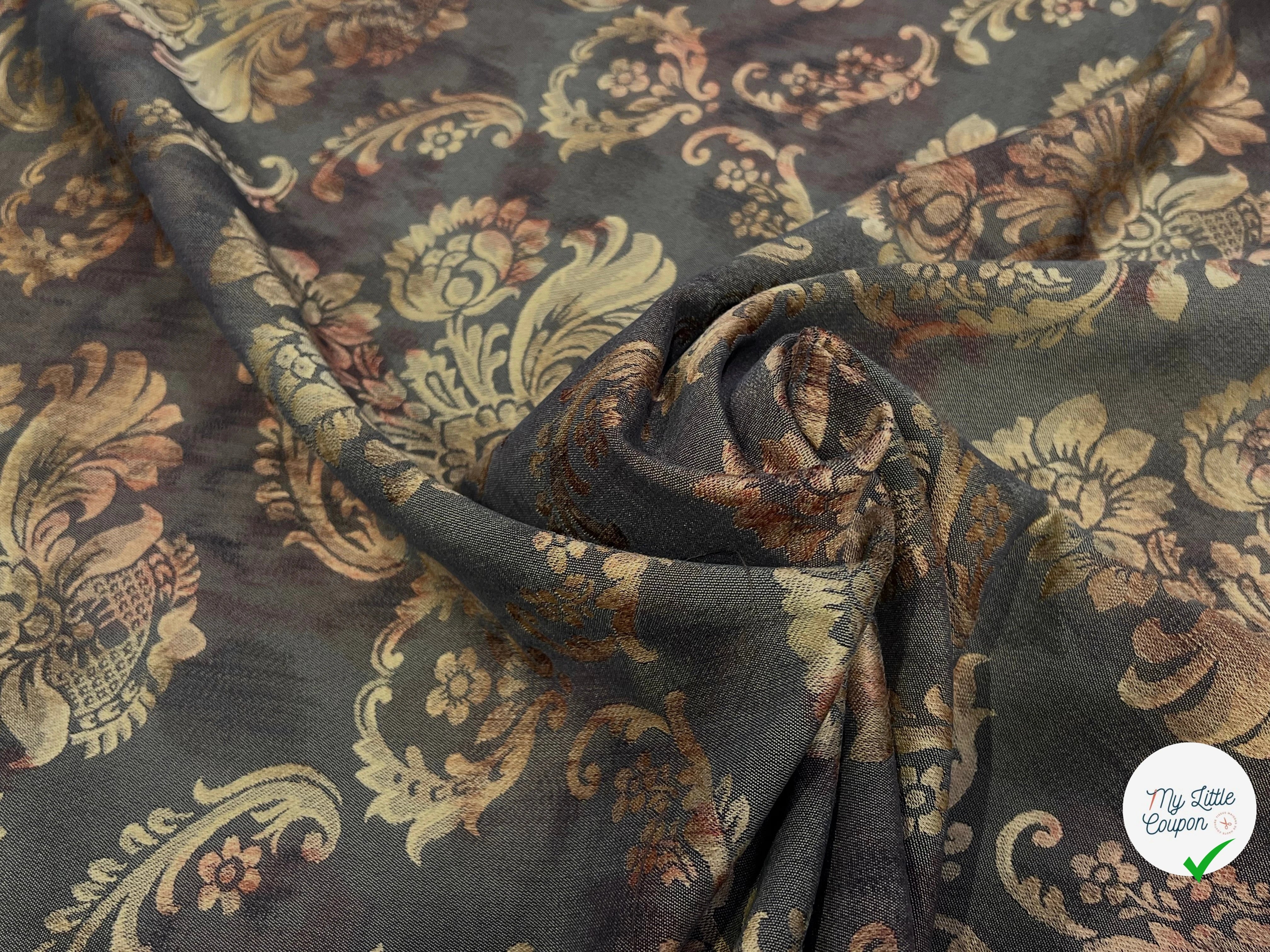 TOILE JACQUARD LOURDE BAROQUE - My Little Coupon
