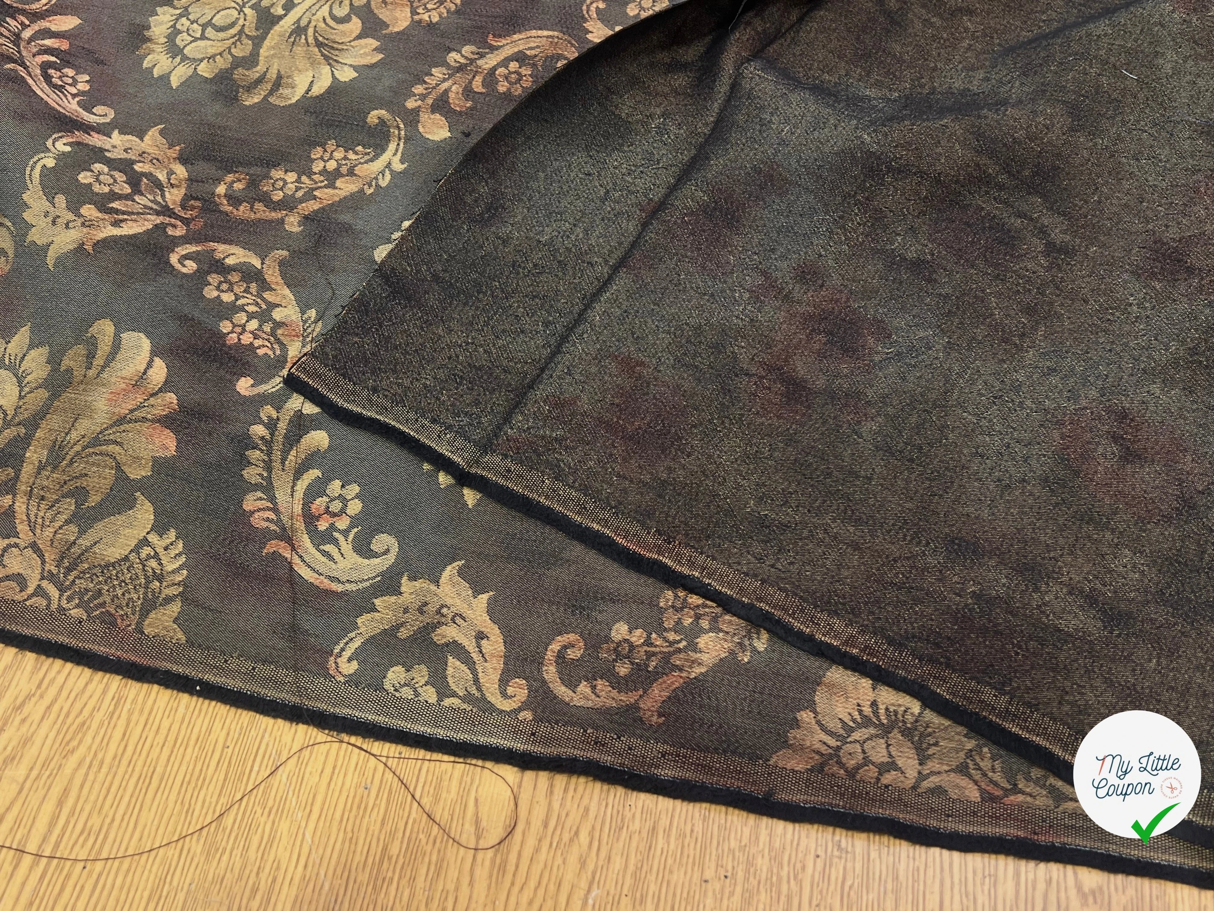 TOILE JACQUARD LOURDE BAROQUE - My Little Coupon