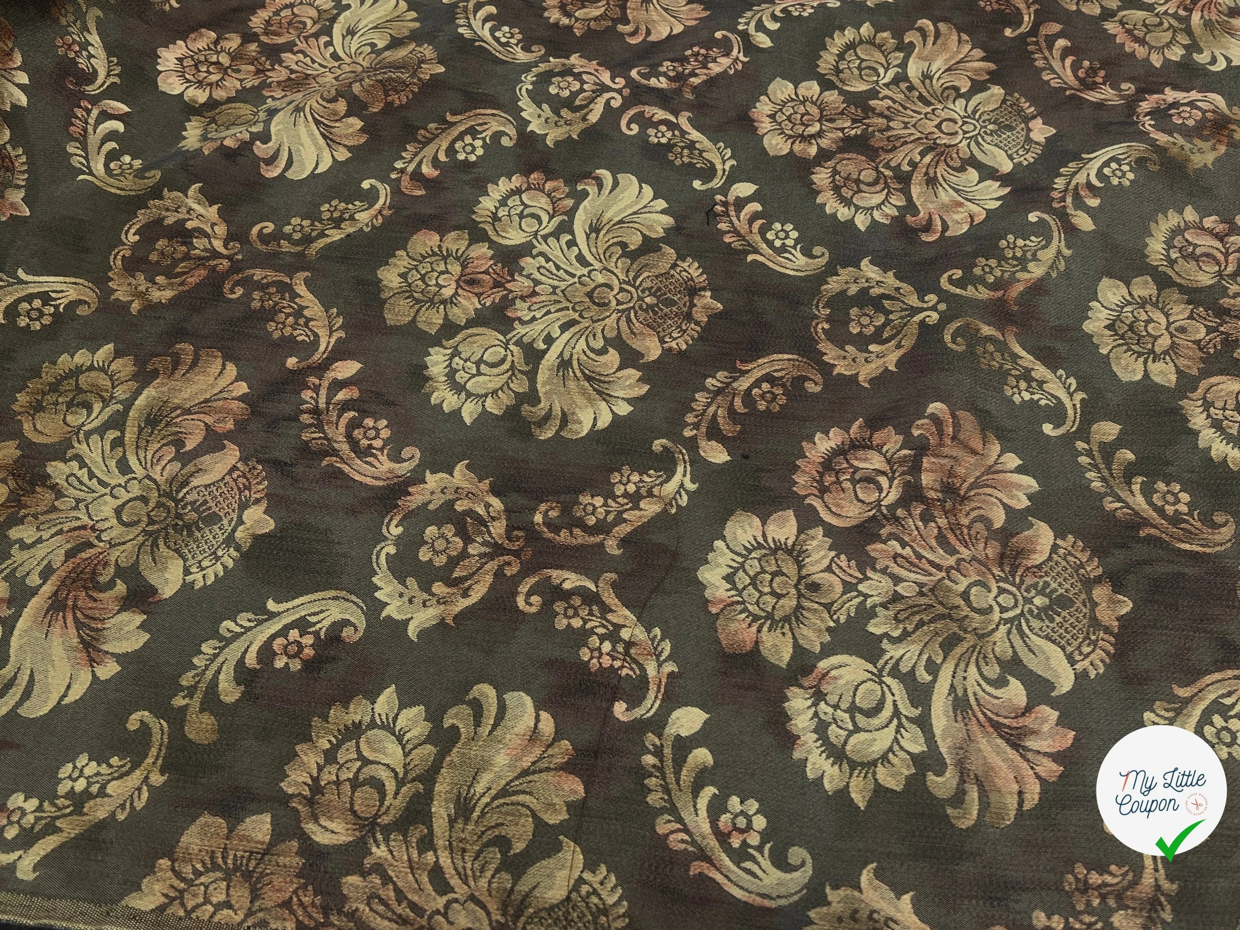 TOILE JACQUARD LOURDE BAROQUE - My Little Coupon