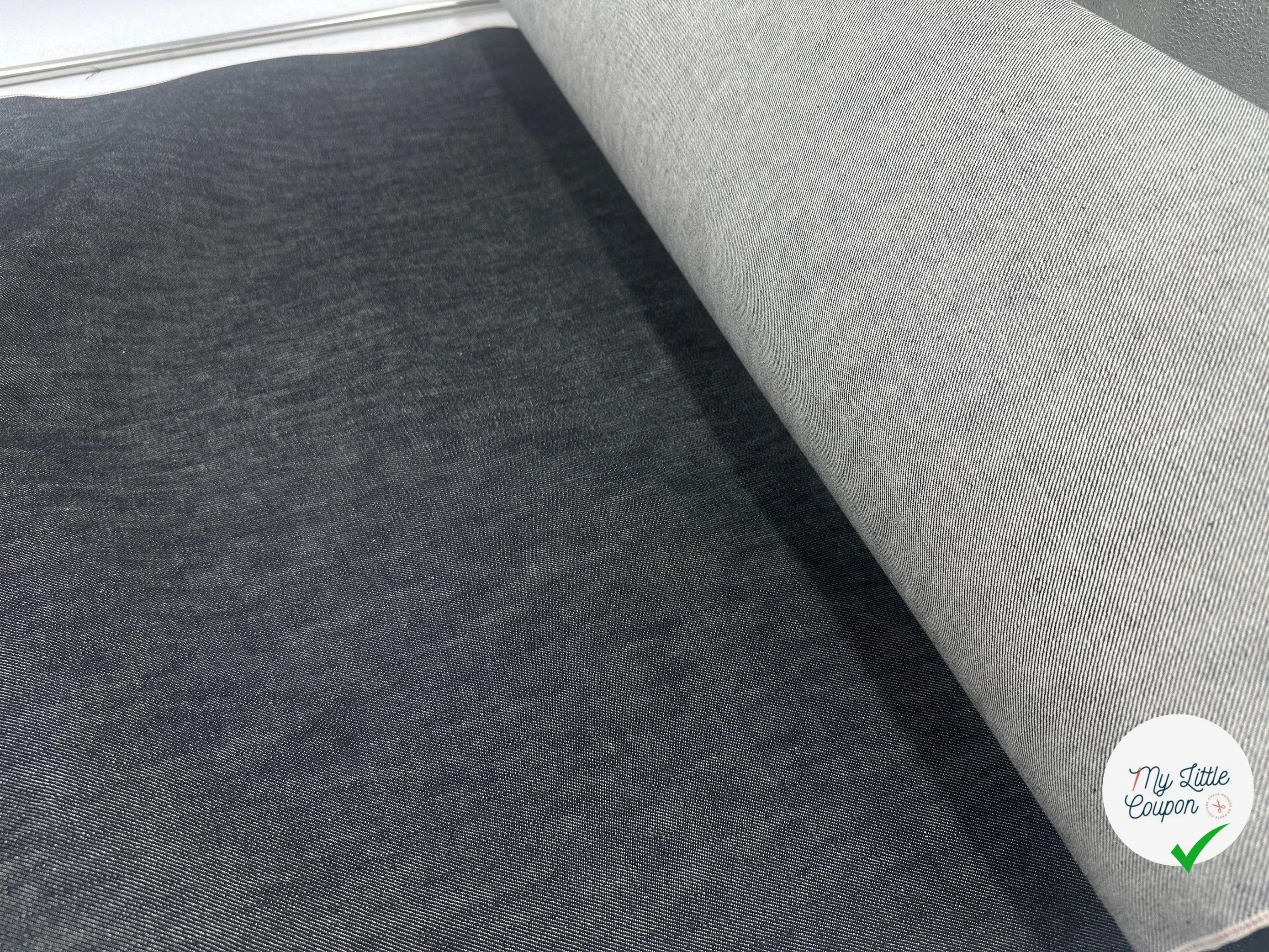 TOILE JEAN BLACK JAPAN 11Oz - My Little Coupon - tissu - coudre