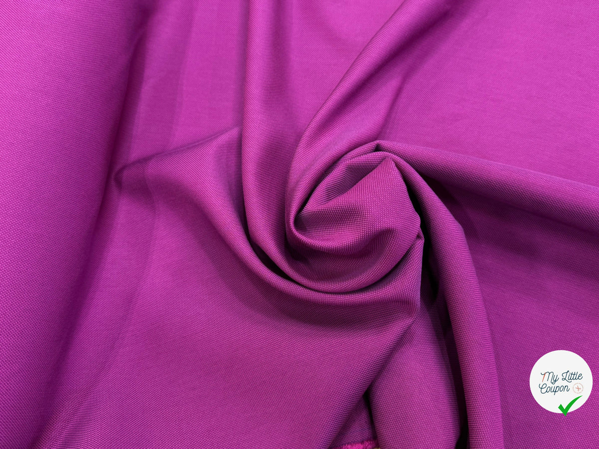 TOILE NATTÉE COTON ET LIN VIOLET CLAIR BELLE TENUE 20% LIN - My Little Coupon
