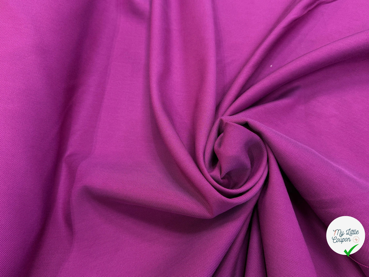 TOILE NATTÉE COTON ET LIN VIOLET CLAIR BELLE TENUE 20% LIN - My Little Coupon