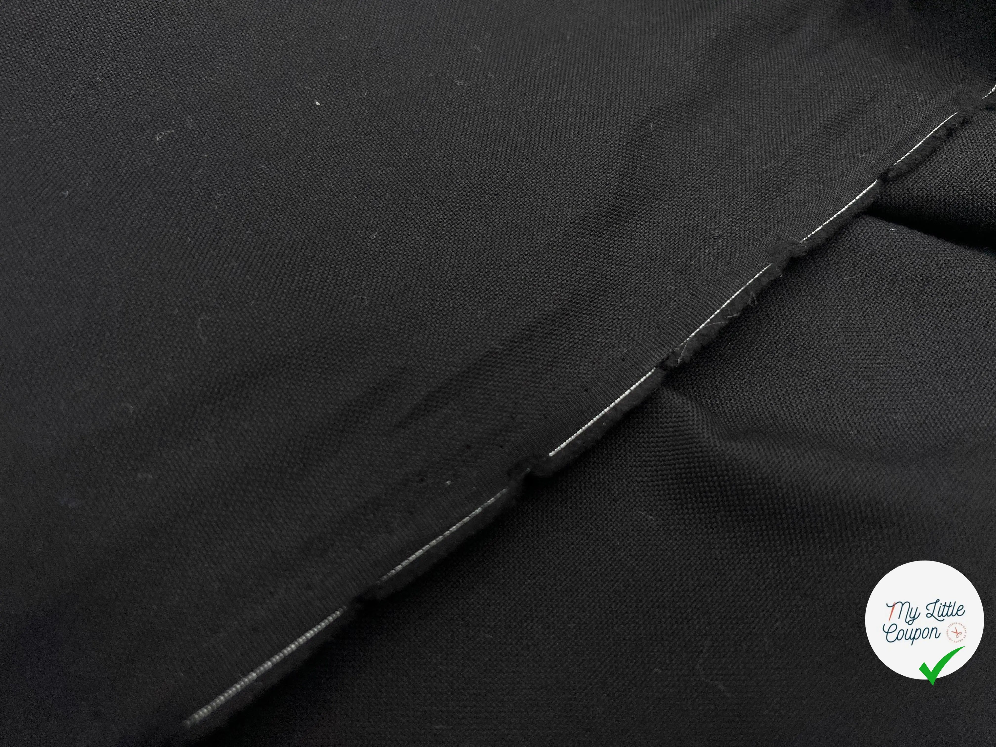 TOILE NOIRE BASIQUE - My Little Coupon - tissu - coudre