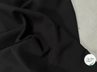 TOILE NOIRE FINEMENT SERGÉE STRETCH - My Little Coupon - tissu - coudre